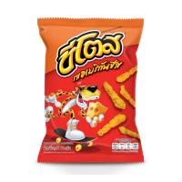 ชีโตส ข้าวโพดทอดกรอบ ผสมชีส รสอเมริกันชีส 78กรัม (Cheetos Cheese-Flavored Cornmeal Snack 78g)