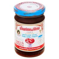 ตราแม่ประนอม น้ำพริกเผาไทย 228กรัม (Maepranom Brand Thai Chili Paste 228g)
