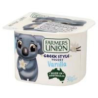ราคา ฟาร์เมอร์ยูเนี่ยน กรีกวนิลลา 90 กรัม FARMERS UNION (50177440)