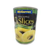 แม็กกาแรต สับปะรดเต็มแว่น ในน้ำเชื่อม 567กรัม (Mcgarrett Pineapple Slices In Heavy Syrup 567g)