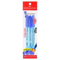เฟเบอร์-คาสเทลล์ ปากกาลูกลื่น สีน้ำเงิน 1423 3 ด้าม (Faber-Castell Item 1423 Blue Ink Ballpoint Pens 3 pcs)