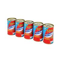 ไฮคิว ปลาแมคเคอเรล ในซอสมะเขือเทศ 155กรัม x 5 กระป๋อง (Hi-Q Mackerel in Tomato Sauce 155g x 5 pcs)