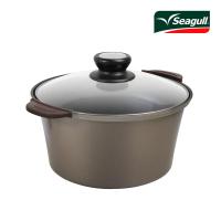 ราคา SEAGULL หม้อต้มนอนสติ๊กพร้อมฝาแก้ว 24ซม. SEAGULL (74530828)