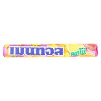 เมนทอส ลูกอมกลิ่นผลไม้ต่างๆ 37กรัม (Mentos Assorted Fruits Flavor Candy 37g)