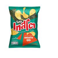 เทสโต มันฝรั่งแท้ทอดกรอบชนิดแผ่นเรียบ รสสาหร่ายญี่ปุ่น 77กรัม (Tasto Japanese Seaweed Flat Cut Potatoes Chips 77g)