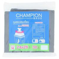 แชมเปี้ยน ถุงขยะ 24 x 28นิ้ว 30 ใบ (Champion Garbage Bags 24 x28inch 30 pcs)