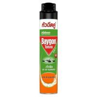 ราคา ไบกอน สเปรย์ฉีดฆ่าแมลง ยุง มด แมลงสาบ ผสมสารสกัดจากเปลือกส้ม 600มล. (Baygon Extract Of Orange Peel Scent Mosquitoes Ants &amp; Cockroaches Spray 600ml)