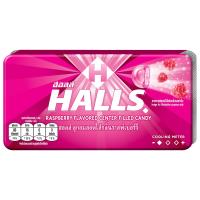 ฮอลล์ ฟรุตตี้ ลูกอมสอดไส้กลิ่นราสเบอร์รี่ 22.4กรัม 8 เม็ด (Halls Fruitti Raspberry Flavoured Center-Filled Candy 22.4g 8 pcs)