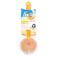 ราคา โพลี แฮนด์ แปรงด้ามสเตนเลส สีส้ม POLY BRITE (26882264)