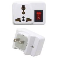 TOSHINO ปลั๊กแปลงขาแบน มีสวิทซ์ TOSHINO (15363619)