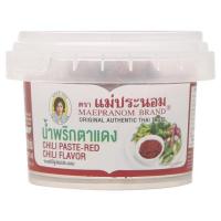 ตรา แม่ประนอม น้ำพริกตาแดง 90กรัม (Mae Pranom Brand Red Chili Flavor Chili Paste 90g)
