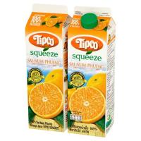 ราคา ทิปโก้สควีซ น้ำส้มสายน้ำผึ้ง 100% 1ลิตร แพ็ค 2 TIPCO SQUEEZE (50838459)