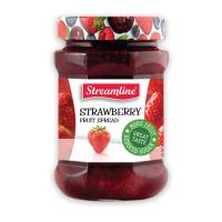 สตรีมไลน์ แยมสตรอเบอร์รี่ สูตรลดปริมาณน้ำตาล 400กรัม (Streamline Reduced Sugar Strawberry Jam 400g)
