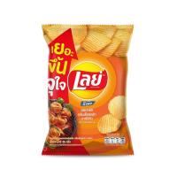 ราคา เลย์ร็อค มันฝรั่งแผ่นหยักกลิ่นเอ๊กซ์ตร้าบาร์บีคิว 46 กรัม LAYS (72548045)