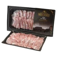 ราคา พรีเมี่ยมบีฟ สันคอสไลด์ แพ็คละ 180 ก. PREMIUM BEEF (50706011)