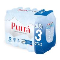 ราคา เพอร์ร่าน้ำแร่ธรรมชาติ600มล. แพ็ค 12 PURRA (166573978)