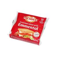 ราคา เพรสซิเด้นท์ เอมเมนทอลชีส 10 แผ่น 200กรัม PRESIDENT (27551938)