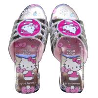ราคา รองเท้าเด็กหญิงส้นแก้วมีไฟ KITTY สีเงิน SIZE 27 (52555479)