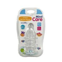 ราคา มายด์แคร์ จุกนมซิลิโคน&nbsp;ไซส์ M&nbsp;แพ็ค3 MIND CARE (52556835)