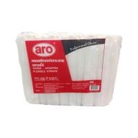 ราคา เอโร่หลอดงอห่อกระดาษสีขาว 100X10 ห่อ ARO (52481341)