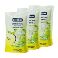 ราคา เซพแพ็ค น้ำยาล้างจาน 400มลX3 SAVEPAK (52642007)