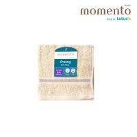 ราคา MOMENTO ผ้าขนหนูเนื้อนุ่มสีเบจ 13X13 นิ้ว MOMENTO (52553464)