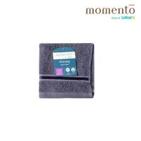 ราคา MOMENTO ผ้าขนหนูเนื้อนุ่มสีเทาเข้ม 13X13 นิ้ว MOMENTO (52553493)