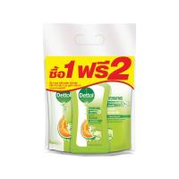 ราคา เดทตอลไฮเดรทติ้ง500มล+ถุง400มล แพ็ค1แถม2 DETTOL (75538459)