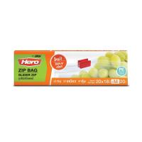 ราคา HERO ถุงซิปสไลเดอร์ 20X18 CM.SIZE M HERO (52550605)