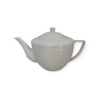 ราคา โมเมนโต กาน้ำชาเนื้อโบนไชน่าลายเส้นสีขาว MOMENTO (52508899)