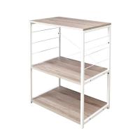 ราคา ชั้นวาง3ชั้นขาเหล็กขาว 60X40X77ซม. (51696221)