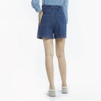 ราคา กางเกงยีนส์ขาสั้นเอวสูง สีเข้ม L ME STYLE (75537454)