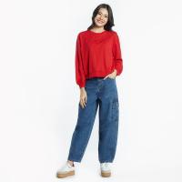 ราคา เสื้อแขนยาวปักลาย แดง L ME STYLE (52675020)