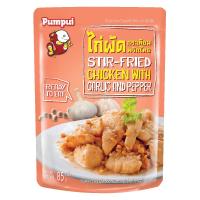 ราคา ปุ้มปุ้ยไก่ผัดกระเทียมพริกไทย 85กรัม