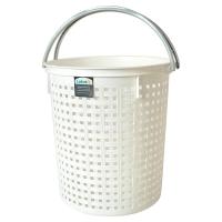 ราคา โลตัสตะกร้ากลมมีหูหิ้วลายหวาย LOTUSS (50968950)