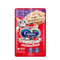 ราคา UNI กินโนะ อาหารแมวแบบเปียก แคทปลาทูน่าปลาข้าวสารเยลลี 60 ก. UNICHARM PET (51517538)