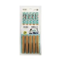 ราคา ตะเกียบไม้พิมพ์ลาย 10 คู่ (74509667)