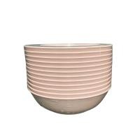 ราคา ชามกลมใบบัวABS สีชมพู6นิ้ว แพ็ค12ชิ้น (52566846)