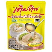 ราคา เติมทิพ น้ำก๋วยเตี๋ยวสำเร็จรูปน้ำใส 350กรัม TERMTIP (75552307)
