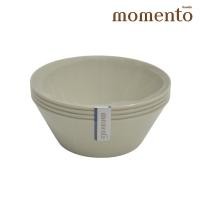 ราคา โมเมนโตถ้วยใส่อาหารกลาง ครีม 4ใบ MOMENTO (52615893)
