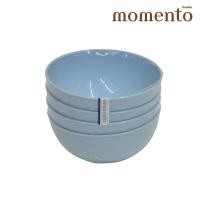 ราคา โมเมนโตถ้วยกลมใหญ่ ฟ้า 4ใบ MOMENTO (52615766)