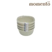 ราคา โมเมนโตถ้วยใส่น้ำจิ้ม ครีม 4ใบ MOMENTO (52615870)