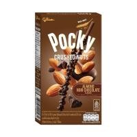 ราคา ป๊อกกี้ครัชนัทนัวร์ช็อกโกอัลมอนด์ 25กรัม GLICO (75551443)