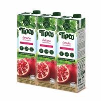 ราคา ทิปโก้ น้ำทับทิมผสมผลไม้รวม 100% 1ลิตร X3 กล่อง TIPCO (75548304)