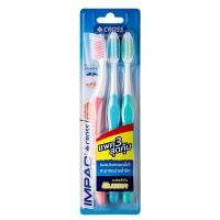 ราคา อิมแพคแปรงสีฟันครอส แพ็ค 3 IMPAC (75553140)