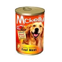 ราคา แมคแคลลี่ อาหารสุนัขกระป๋อง เนื้อตับ400ก MCKELLY (51210682)