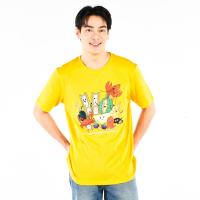 ราคา เสื้อยืดพิมพ์สีเหลือง XL ME STYLE (52686068)