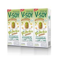 ราคา วีซอย นมถั่วเหลือง สูตรพิสตาชิโอ180มล. แพ็ค 3 V-SOY (171264900)