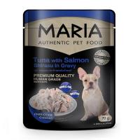 ราคา มาเรีย สุนัข ทูน่าแซลมอนเกรวี 70กรัม MARIA (51235192)