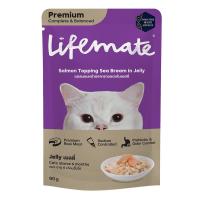 ราคา ไลฟ์เมต แซลมอนปลาทรายแดงในเยลลี่ 60ก LIFEMATE (52712138)
